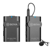 Boya BY-WM4 Pro-K1 Dual Channel Trådlös Mikrofon till Mobil / Kamera / PC - Kit - Action King