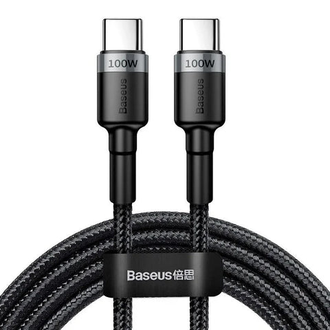 Baseus Cafule USB-C kabel PD 2.0 / QC3.0, 100W, 20v/5A, 2m - Sort
