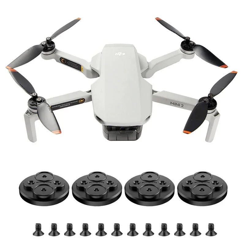 Motorskydd / kåpa till DJI Mini 2 / Mini SE / Mini 4K - Aluminium - Svart - Action King