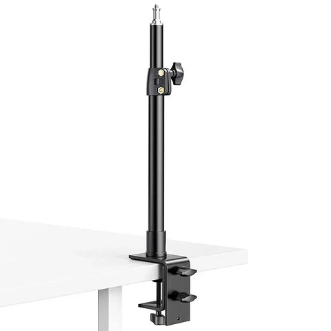Stativ med 1/4" skrue, Bordklemme 350-610mm - Aluminium