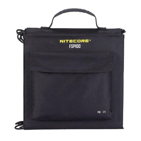 Nitecore FSP100 Foldbart Solpanel 100W - Bærbart Solpanel 100W