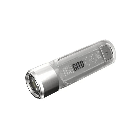 Nitecore TIKI GITD Blå Nøgleringslampe USB-C - 300lm