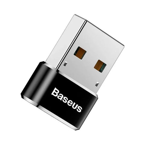 Baseus Adapter USB-C til USB-A, 5A - Sort