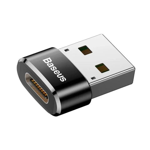 Baseus Adapter USB-C til USB-A, 5A - Sort