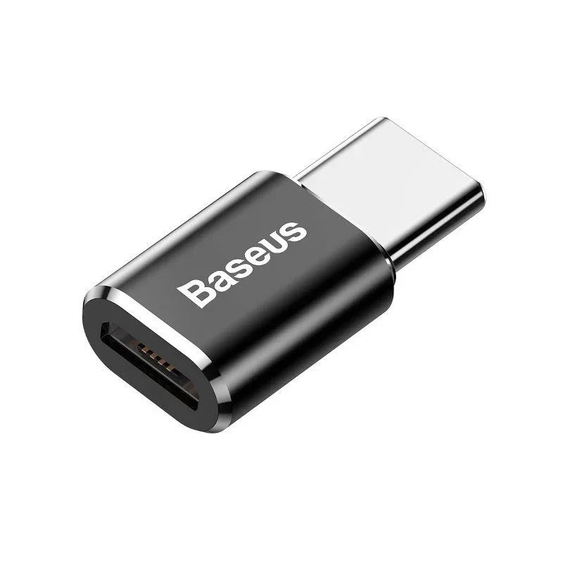Baseus Adapter Micro-USB till USB-C - Svart - Action King