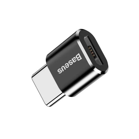 Baseus Adapter Micro-USB til USB-C - Sort