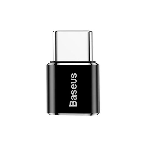 Baseus Adapter Micro-USB til USB-C - Sort