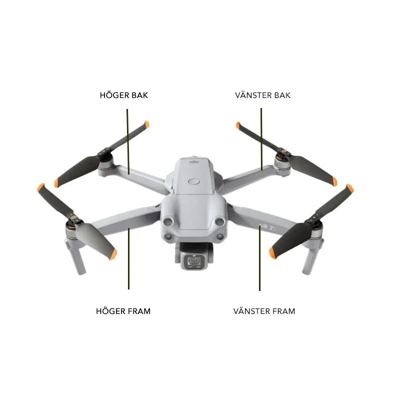 Motorarm till DJI Air 2S - Höger Bak - Action King