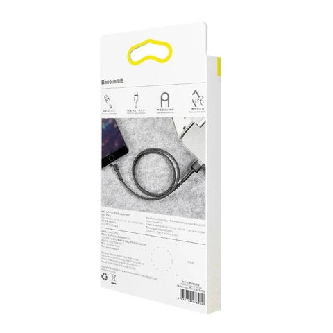 Baseus Cafule USB-A - Lightning-kabel, 2.4A, 0.5m - Sort