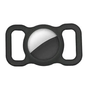 Silikonfodral med öglor för Apple AirTag - Svart - Action King