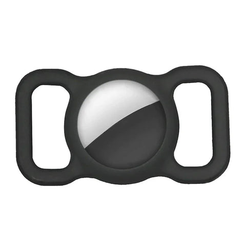 Silikone-etui med løkker til Apple AirTag - Sort