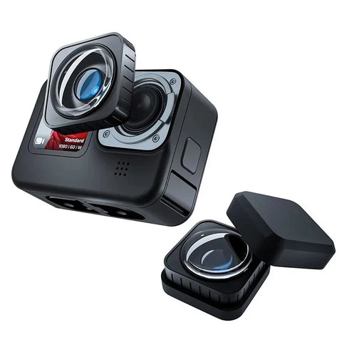 Telesin Max Lens Mod til GoPro Hero12/11/Mini/10/9 Sort - 155° Ultravidvinkel