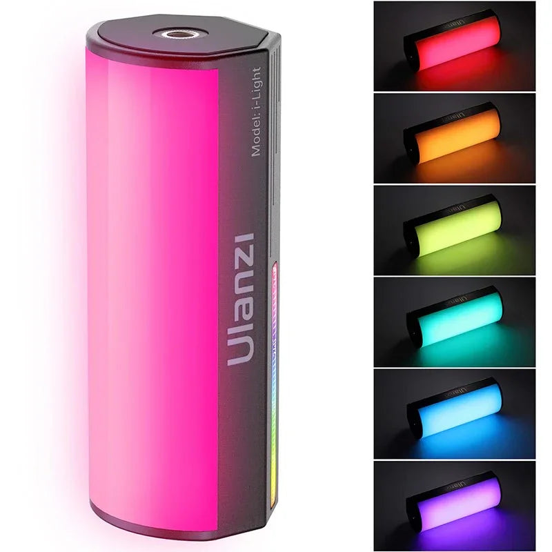Ulanzi i-Light Belysning LED för foto / video - RGB - 2000mAh internt batteri - Magnet - 200lm - Action King