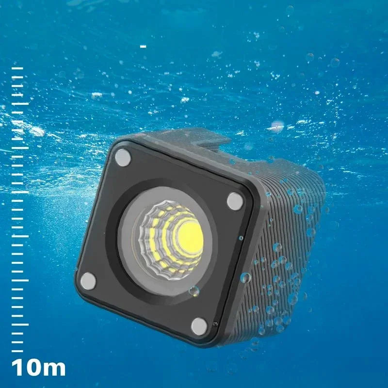 Ulanzi L2 Cute Light Vattentät Belysning LED för foto / video - 800mAh internt batteri - 1000 Lux - Kit - Action King