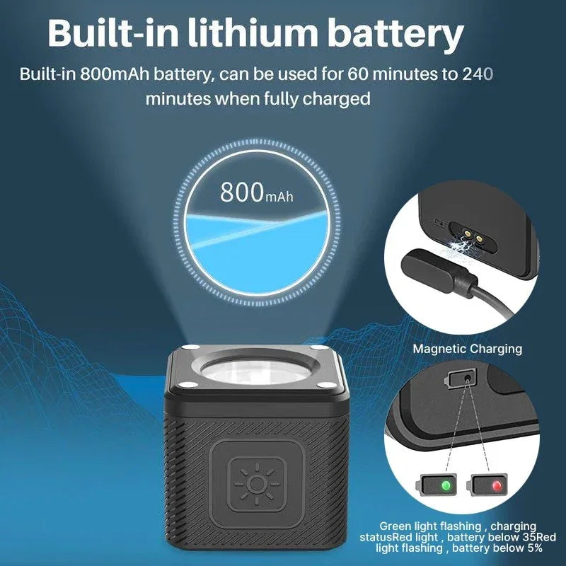 Ulanzi L2 Cute Light Vattentät Belysning LED för foto / video - 800mAh internt batteri - 1000 Lux - Kit - Action King