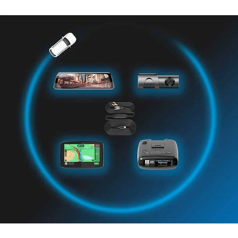 DDPAI Hardwire Kit USB-C - Installationskabel till DDPAI Mini5 / Mola N3 / Z40 / Z50 Dashcam / N1 / Bilkamera - Action King