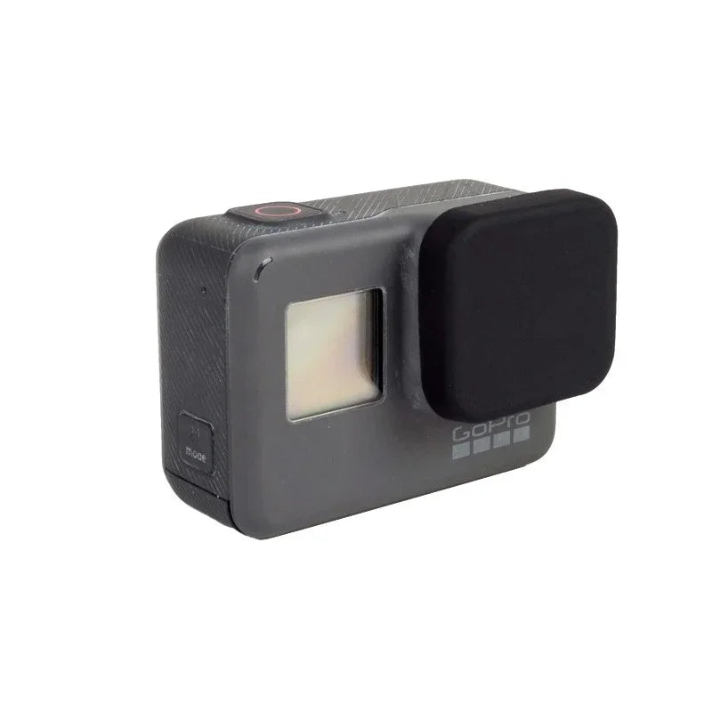 Linsskydd till GoPro Hero5/6/7 i Silikon - Svart - Action King