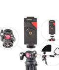 Ulanzi FT-01 Tripod flexibelt 360 grader kulledshuvud 1/4" skruv / Mobilhållare / Tillbehörssko - Bläckfisk - Action King