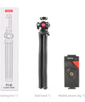 Ulanzi FT-01 Tripod flexibelt 360 grader kulledshuvud 1/4" skruv / Mobilhållare / Tillbehörssko - Bläckfisk - Action King