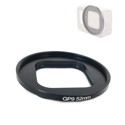 Filteradapter 52mm til GoPro Hero12/11/Mini/10/9 Sort - Aluminium