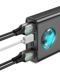Baseus Amblight Power Bank - Portabelt batteri - 30000mAh, 5xUSB Typ A/C, QC 3.0 / PD 65W - Action King