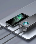 Baseus Amblight Power Bank - Portabelt batteri - 30000mAh, 5xUSB Typ A/C, QC 3.0 / PD 65W - Action King