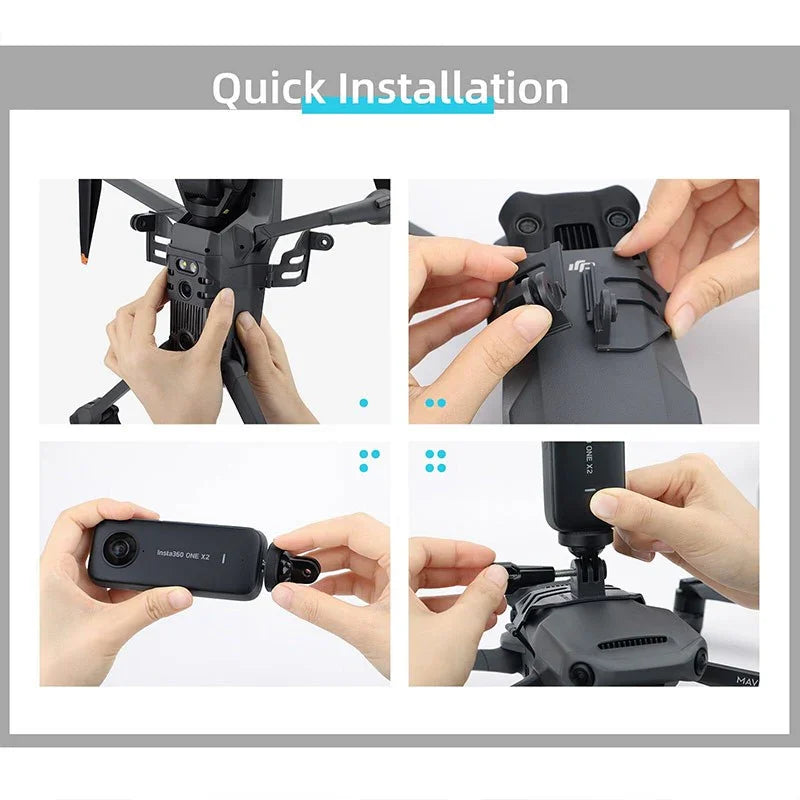 Fäste / hållare för kamera / tillbehör till DJI Mavic 3 Serien - Ovansida - Action King