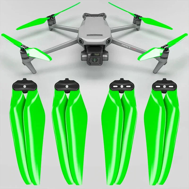 Master Airscrew - DJI Mavic 3 Stealth Upgrade Propellers - Propeller till DJI Mavic 3 - Grön - Kit 4-Pack - Action King