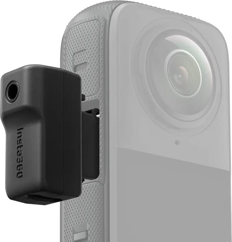 Insta360 X4 mikrofonadapter - Insta360 X4 lydadapter til ekstern mikrofon