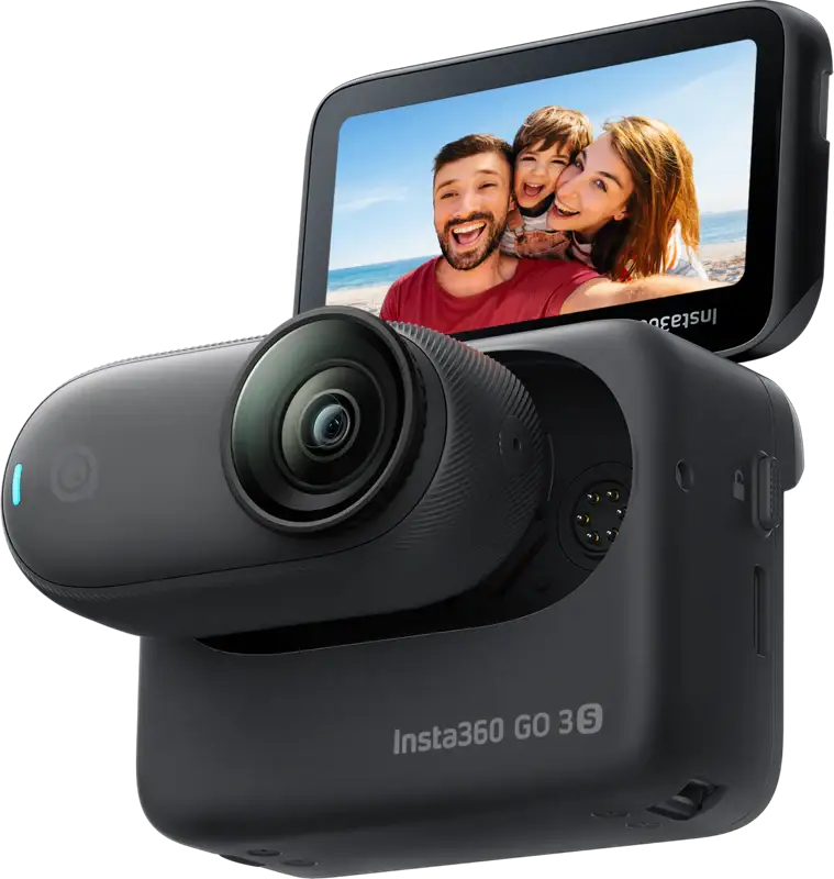 Insta360 GO 3S – Standardudgave Midnatssort 64 GB
