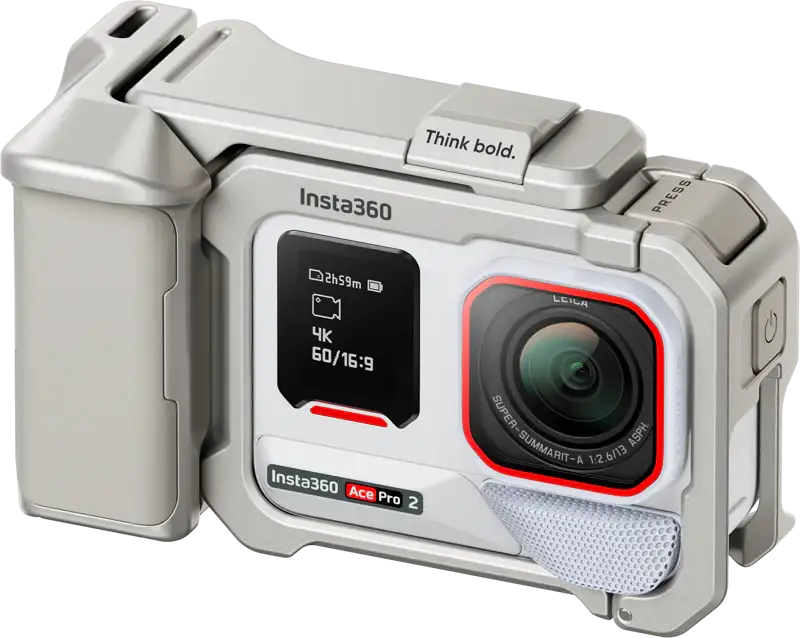 Insta360 Ace Pro 2 – Xplorer Bundle (Arctic White + Moonlight Silver)