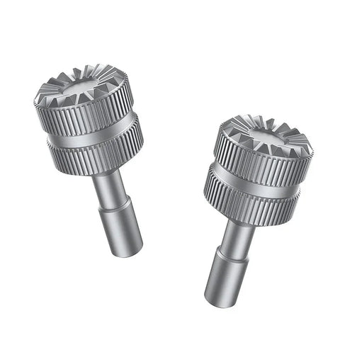 Stang/håndtag til DJI RC / RC 2 fjernbetjening - 2-pak aluminium - titanium