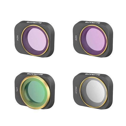 Filter 4-pak - MCUV + CPL + ND4 + ND8 til DJI Mini 3 Pro / Mini 3 - Kit