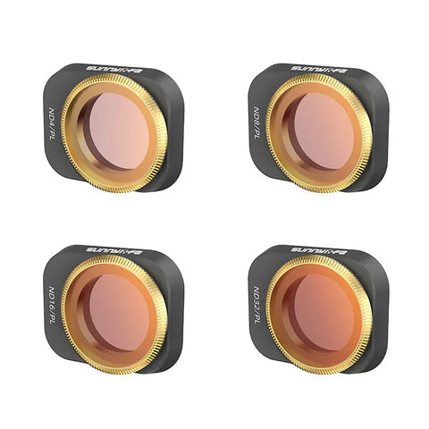 Filter 4-pak - ND4/PL + ND8/PL + ND16/PL + ND32/PL til DJI Mini 3 Pro / Mini 3 - Kit
