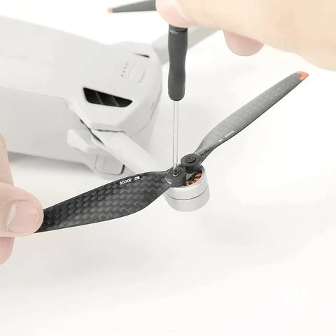 Propel til DJI Mini 4 Pro / Mini 3 Pro - erstatter 6030F - Lav støj - Sort - 4-pak - Kulfiber
