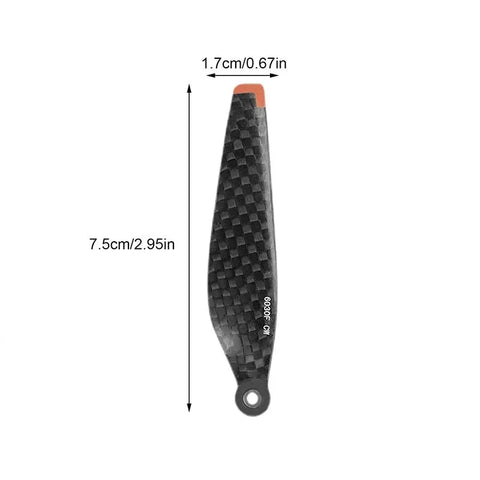 Propel til DJI Mini 4 Pro / Mini 3 Pro - erstatter 6030F - Lav støj - Sort - 4-pak - Kulfiber