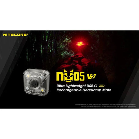 Nitecore NU05 V2 Pandelampe Mate - 40lm