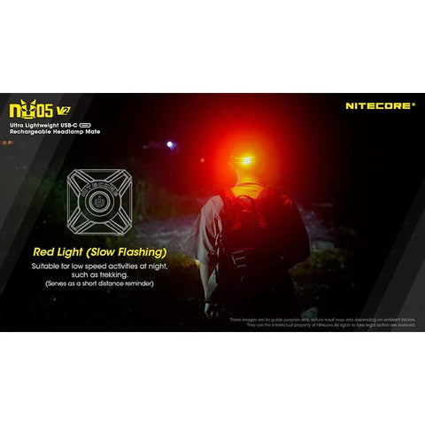 Nitecore NU05 V2 Pandelampe Mate - 40lm