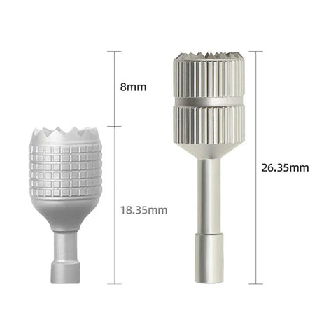 Ekstra lang stang/håndtag til DJI Mini 4 Pro / Mini 3 Pro / Mini 3 / Air 3 / RC / RC 2 fjernbetjening - 2-pak aluminium - titanium