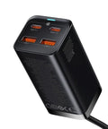 Baseus GaN3 Pro Desktop Fast Charger - Väggladdare - Snabbladdare QC4+ / PD 100W - 100-240V till USB - 4xUSB Typ A/C - Action King