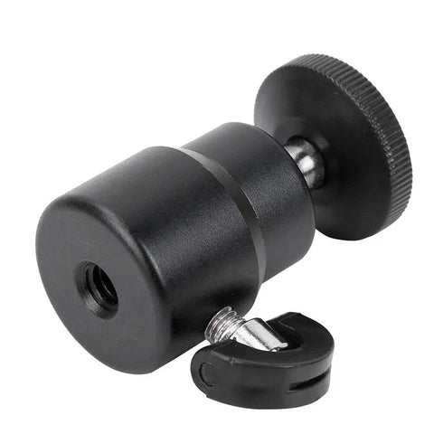 Kugleledsbeslag Mini 360°, 1/4" - Aluminium