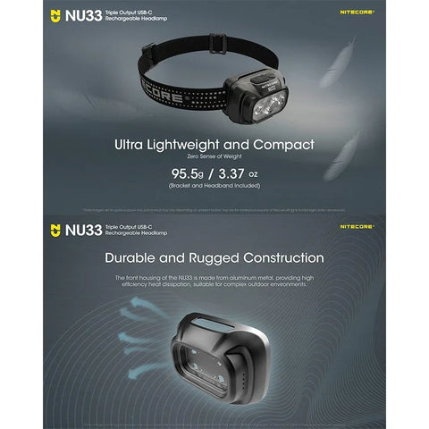 Nitecore NU33 pandelampe - 700lm