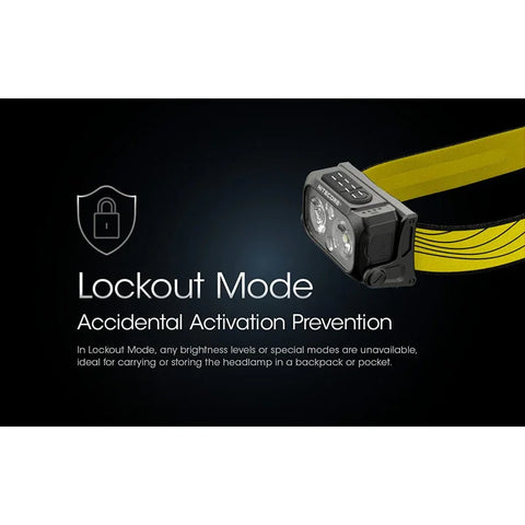 Nitecore NU25 V2 Pandelampe Dobbeltstråle - 400lm