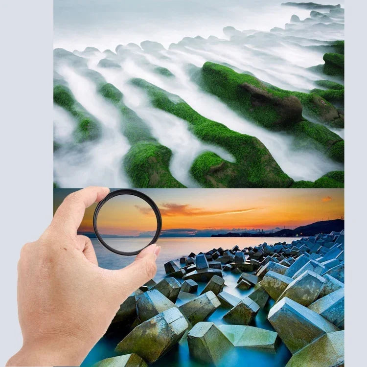 JUNESTAR Proffesional 58mm Lens Filter ND Filter Kits (ND2 + ND4 + ND8) for GoPro & Xiaomi Xiaoyi Yi & SJCAM Sport Action Camera - Action King