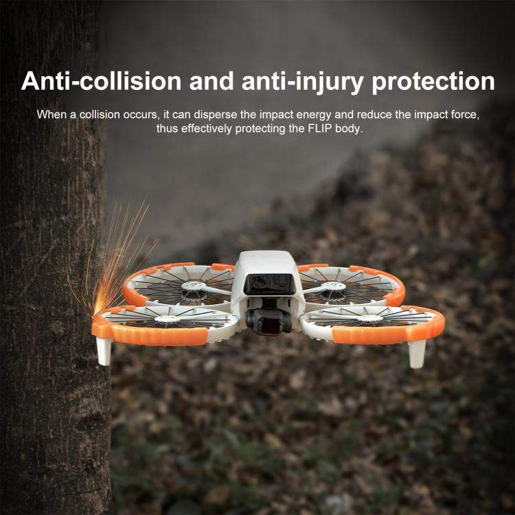 STARTRC DJI Flip Propellerskydd: Svart, robust skydd för optimal drönarsäkerhet.