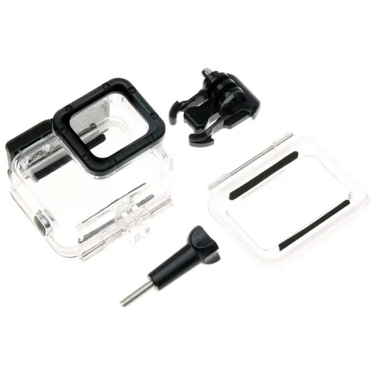 For GoPro HERO6 /5 Skeleton Housing Protective Case + Hollow Back Cover with Buckle Basic Mount & Screw, No Need to Disassemble Lens - Action King