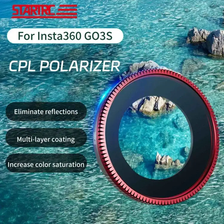 For Insta360 GO 3S STARTRC CPL Camera Lens Filter - Action King