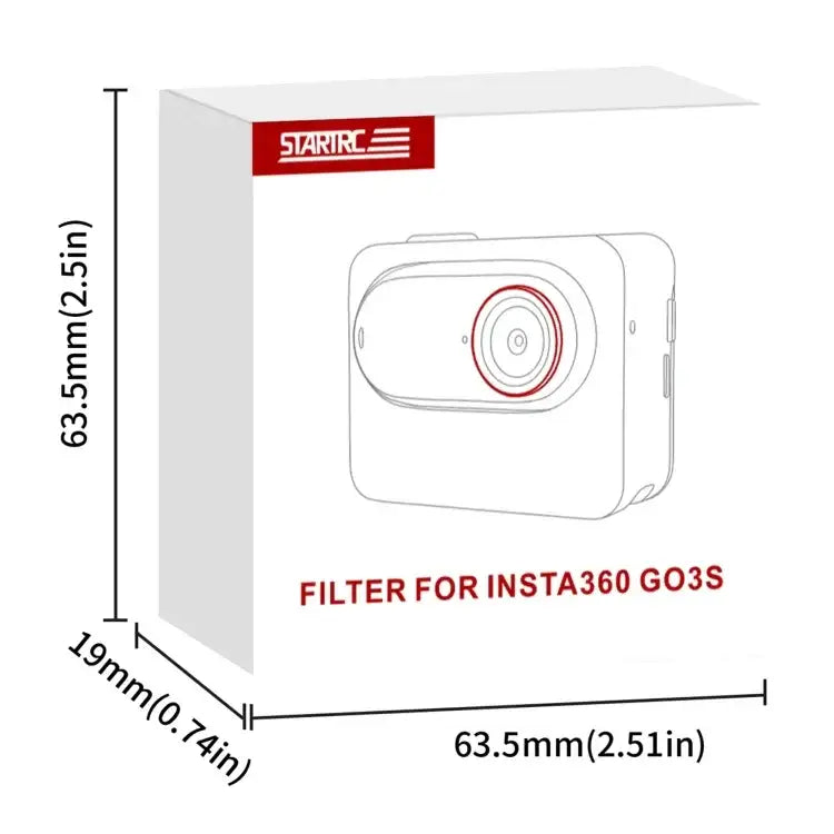For Insta360 GO 3S STARTRC CPL Camera Lens Filter - Action King