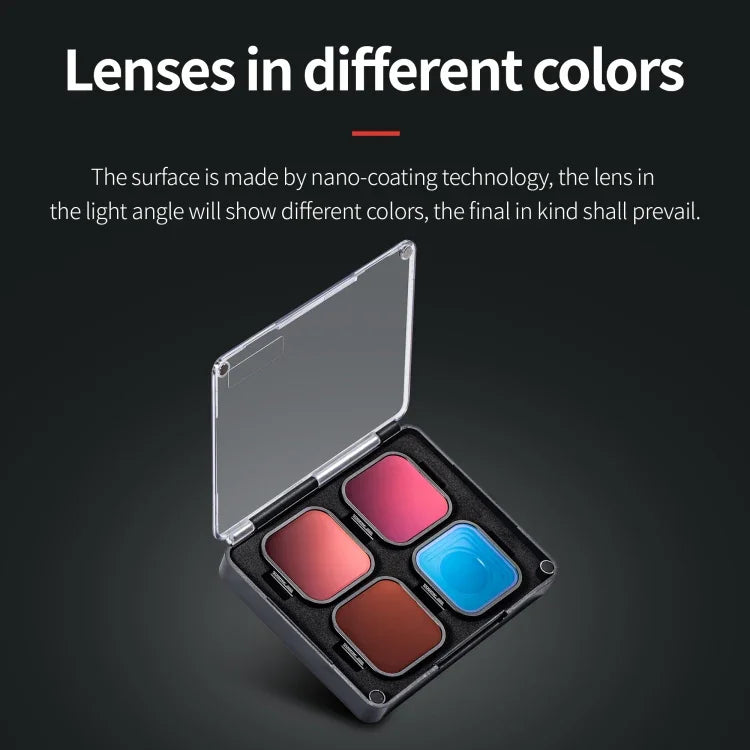 STARTRC 4 in 1 ND8 ND16 ND32 CPL Lens Filter for GoPro HERO13 Black /12 Black /11 Black /10 Black /9 Black - Action King