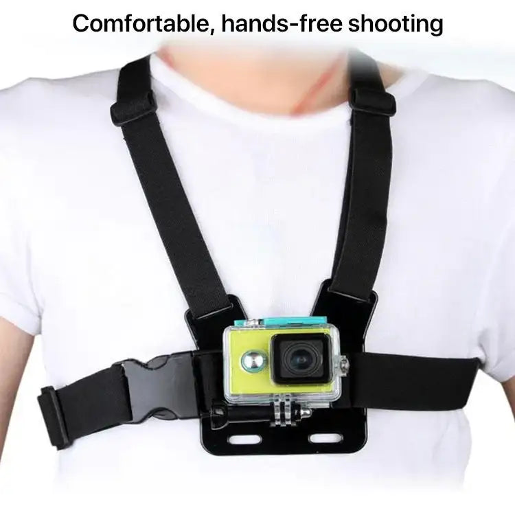 Bröstsele till GoPro, Insta360 & DJI – Stabilt handsfree-fäste för actionkameror - Action King